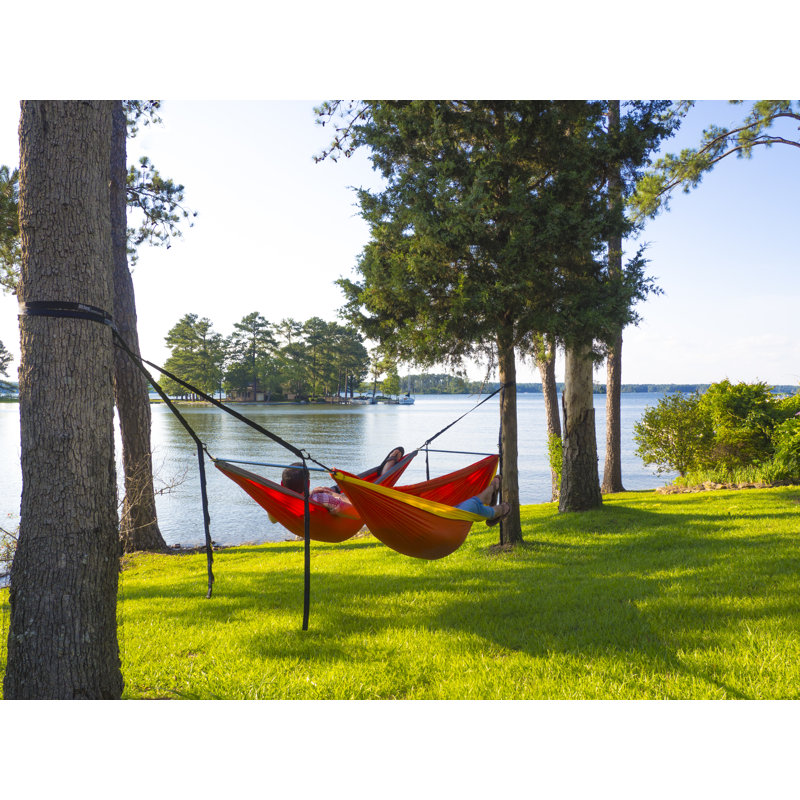 Retro Tri Multicolor Aluminum Tandem Hammock System