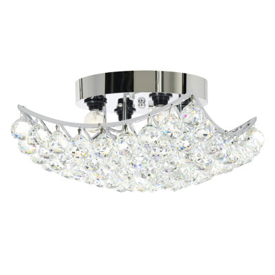 Plafonnier semi-encastré 4 lumières Magnus