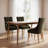 Tufted Solid Wood Dining Chairs-126592375