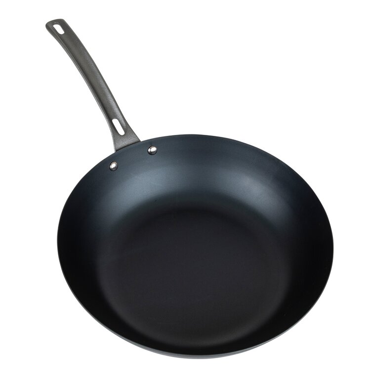 Viking Blue Carbon Steel 12-inch Wok/chef's Pan