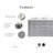 Bruning 72" Carrara Engineered Marble Countertop Bath Vanity with Mirror-639770691