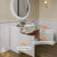 Armoire de base pour évier Homeibro, portes à fermeture douce, pour la salle de lavage, la salle de douche, la buanderie-87690898-87690896