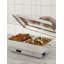 Ensemble de buffet électrique pour réchaud électrique - Chauffe-plat en acier inoxydable 9 pte - Température réglable de 400 W (86 à 200 ° F) - Poêles doubles et grandes - Idéal pour les fêtes, la restauration, les mariages, les restaurants