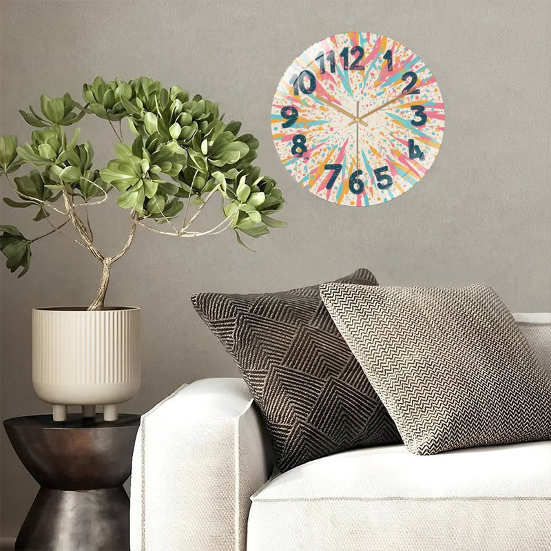 Horloge murale 12 po