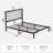 Konrad Metal Platform Bed-80040669-80040658