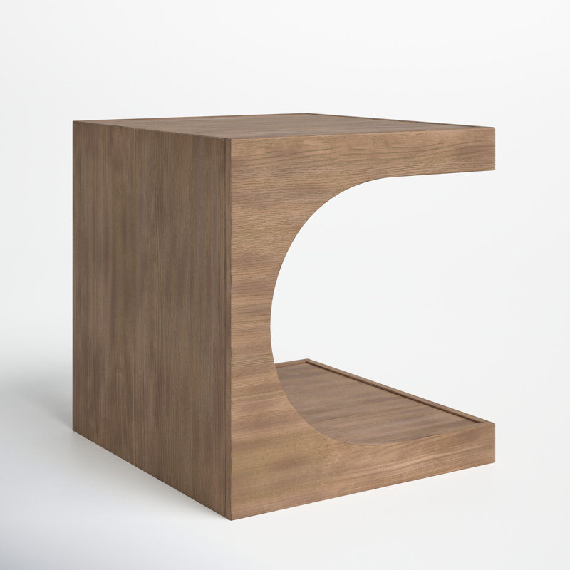 Cece Solid Wood End Table