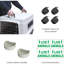 Caisse de voyage pour chien en plastique