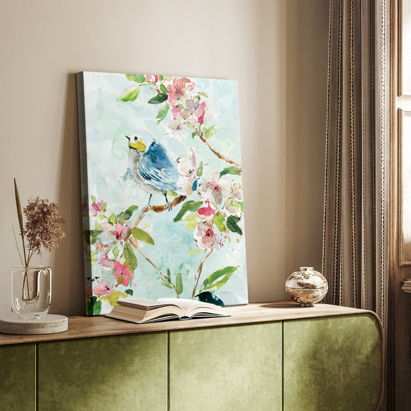 Asbury Garden Song II -Galery Enveloppé Cavas, H 48 po x l 32 po