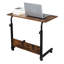 Table d'appoint mobile 31,5 po avec roulettes, brun rustique