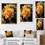 Dayvid jaune noir rose élégance I - imprimé-1733934994-1733934992