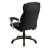 High Back Folding LeatherSoft Executive Swivel Office Chair with Arms