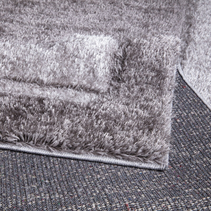 Yettem Solid Colour Shag Area Rug, Rectangle 200 x 290cm