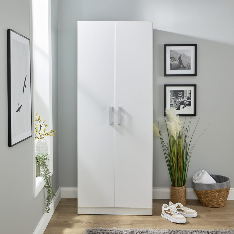 2 Door Manufactured Wood Wardrobe