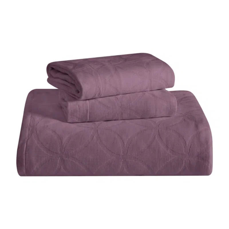 Ensemble de couvre-lit Serenity , Lit double, Lilas