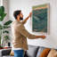 Whale in Open Water Coastal - Wrapped Canvas-676427884-676427887