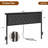 Headboard With Storage And Charging Station, Upholstered Storage Headboard Only With Bed Frame Brackets Adapter, Button Tufted Design, Easy Assembly-186466653-186466651