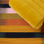 Dhurries Flat Weave Wool/Cotton Rug in Yellow/Brown-62440619