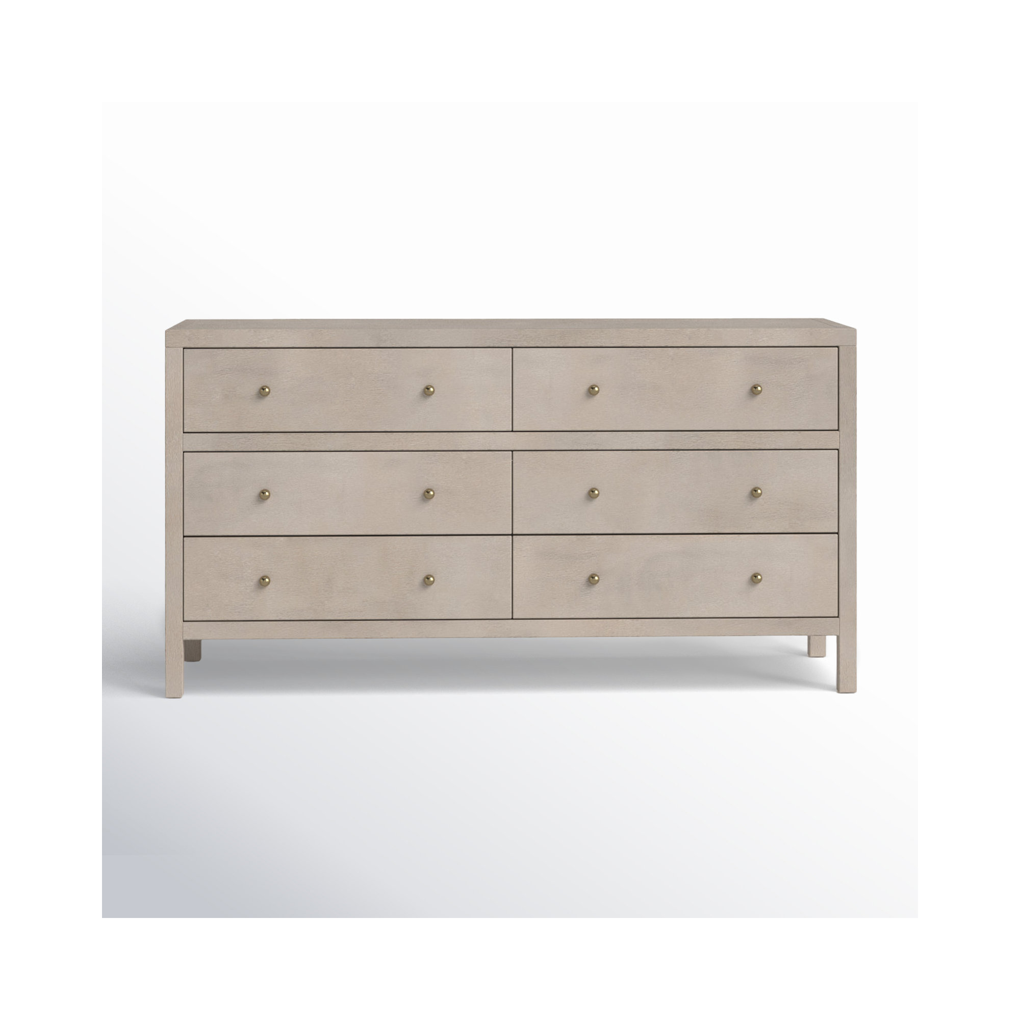 Celine 6-Drawer Dresser, Antique Taupe