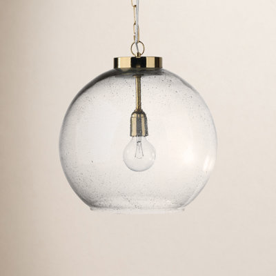 Single Light Glass Dimmable Pendant