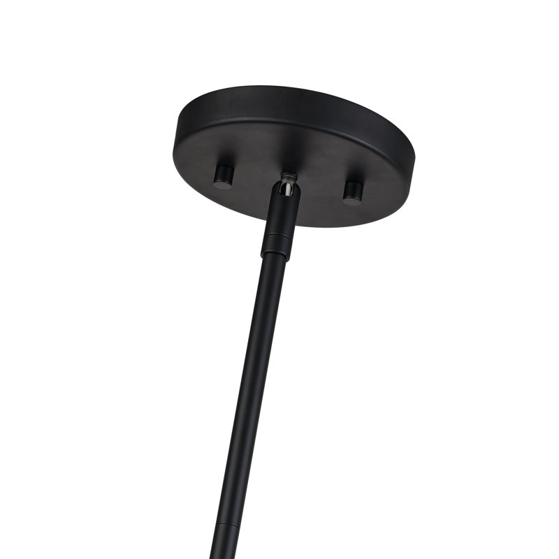 Mini-luminaire suspendu noir 1 lumière Mata