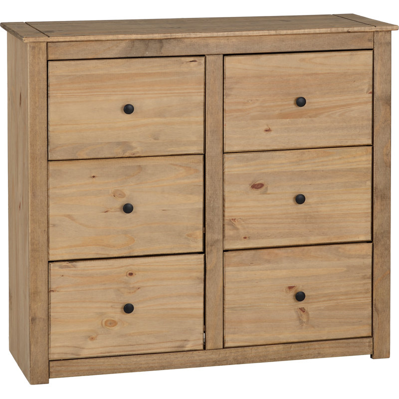 Tetteh 6 Drawer Chest of Drawers