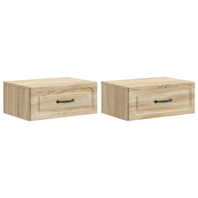 49cm W Manufactured Wood Bedside Table
