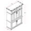 Bureau armoire en bois massif Bankhead-50293617