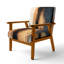 Chaise rembourrée Abstract Modern-1051942468