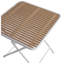 Table de patio carrée pliante extérieure Summer Modern