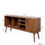 Meuble télé à utiliser dans les meubles de salon avec 1 armoire de rangement et 3 tablettes