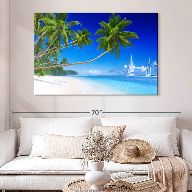 Gillard Seaside Palms, H 34 po x l 51 po