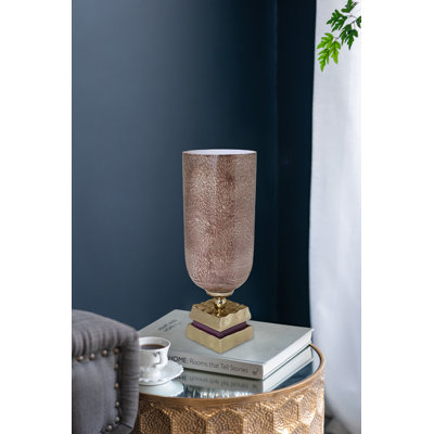Vase de table en verre