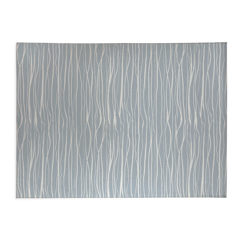 Tapis de bureau léger Legions, L 7 pi x L 5 pi, Bleu ardoise