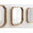 Three-Piece Square Wall Mirror Set