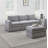Contemporary 6Pc Modular Sectional Set