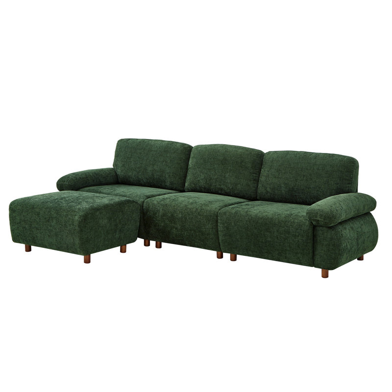 Canapé modulaire 111 "moderne 111", Dark Green Chenille