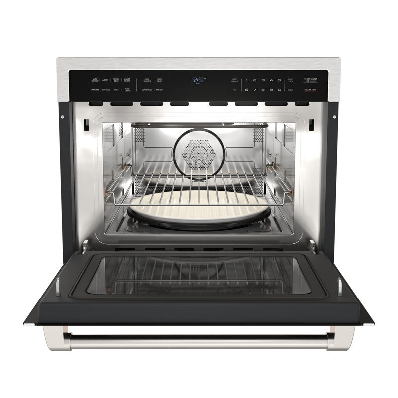 KoolMore Reserve encastré 24 po Four à convection à micro-ondes avec friture.