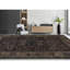 Tapis brun et doré de haute qualité noué à la main