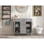 36 Inch Modern Single Sink Bathroom Vanity Set with Countertop Sink & 2 Soft Close Storage Doors-131703938