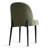  Modern Black Round Dining Set With 4 Upholstered Chairs-1061340301-1061340421