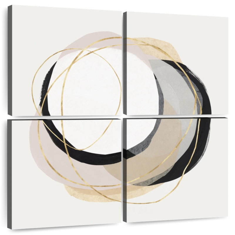 Avery Ring Of Gold I, 74" H x 74" W