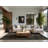 Soft Plush Eslinger New Years Modern & Contemporary Abstract Area Rug in Gray – Navy Binding-1715673286