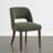 Upholstered Dining Chairs with Solid Wood Legs-849140156