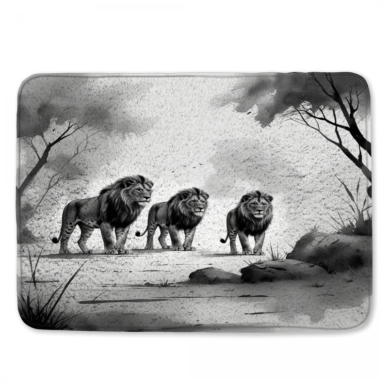 Tapis de bain Three Lions, L 34 po x L 21 po