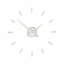 Puntos Suspensivos 19.68'' Metal Wall Clock-1175579308