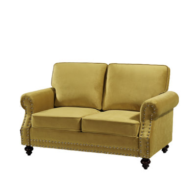 61.42 " Velvet Loveseat