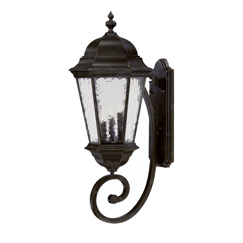 Brook Lane Wall Light, Marbleized Mahogany