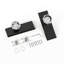 Faux bouton de porte octogonal en cristal noir mat-121457999-123514355