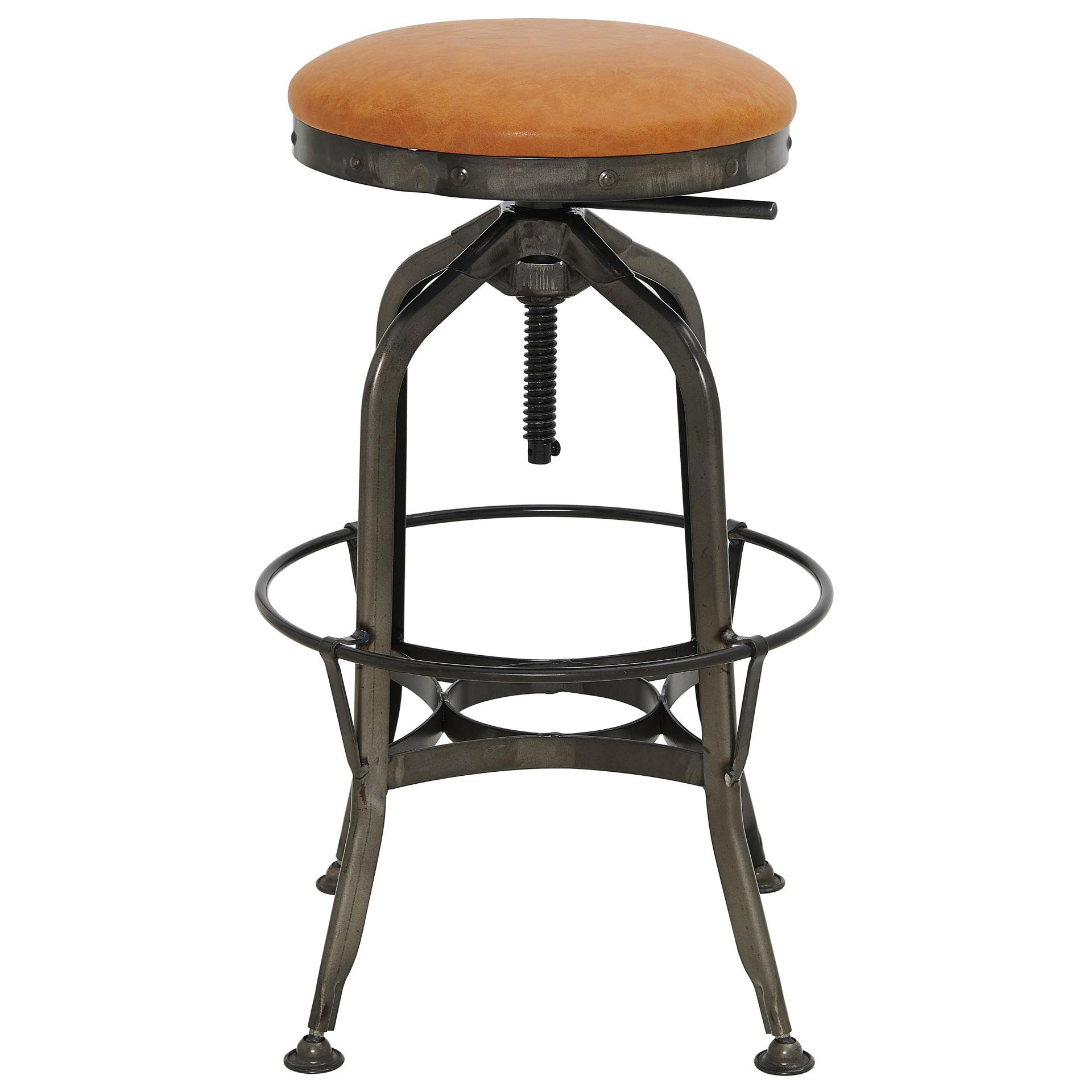 Wellman adjustable height swivel online bar stool williston forge