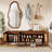 Danaisa 55" Shoe Storage Bench with Lift Top Storage & Rattan Doors for Entryway